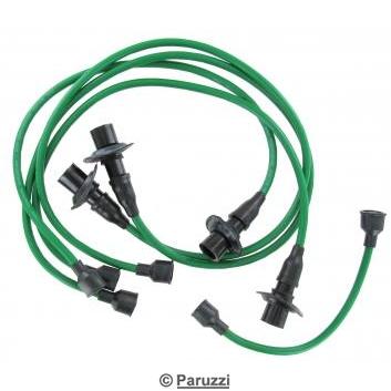 Conjunto de cabos de ignio, verde