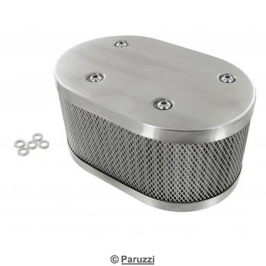 Stainless steel Classic style air cleaner without breather hole (each)