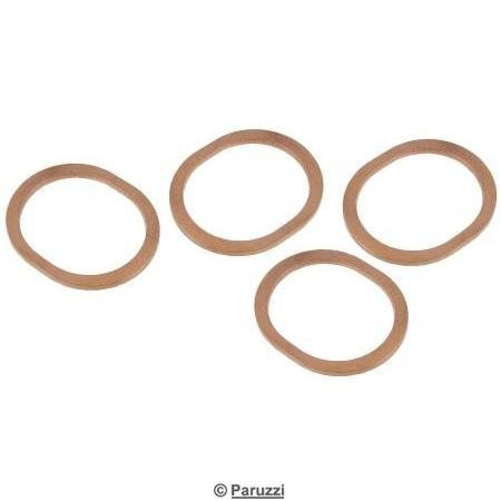 Cylinder head on heat exchanger/exhaust gaskets (4 pieces)