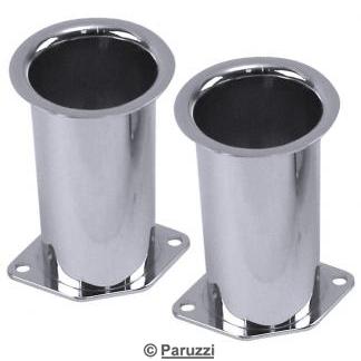 Chrome velocity stacks (height 100 mm) (per pair)