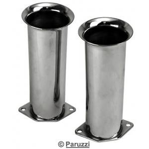 Chrome velocity stacks (height 152 mm) (per pair)