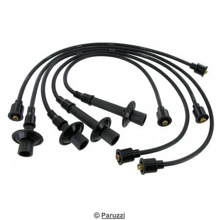 Ignition wire kit black B-quality
