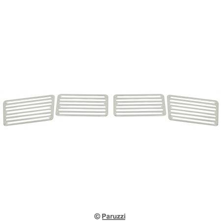 Aluminum vent trim engine lid with 26 slots (4 pieces)