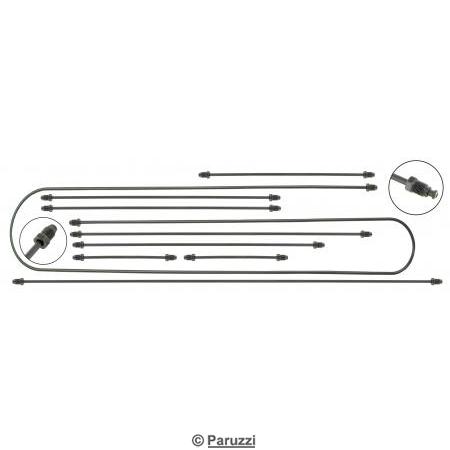 Tuyaux de frein pour freins  tambour, en 9 pices
