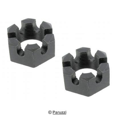 Rear axle castle nuts (per pair)