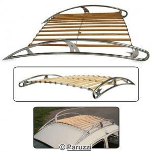 Vintage roof rack polished Stainless Steel