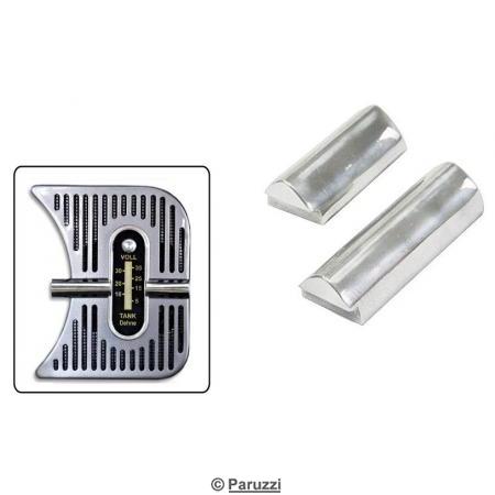 Moulures/joncs de grille de tableau de bord pour cadran/jauge  essence du type Dehne (2 pices)
