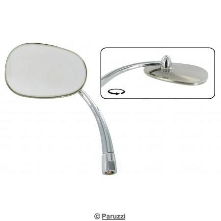 Exterior mirror European Stainless steel left