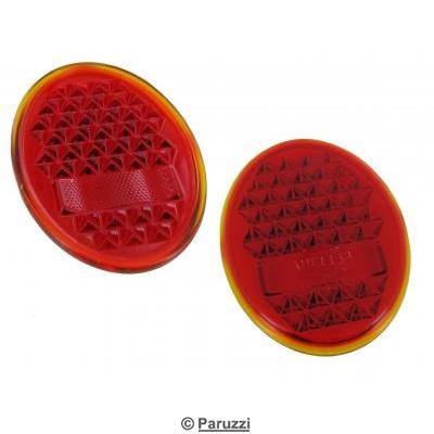 Taillight lenses red (per pair)