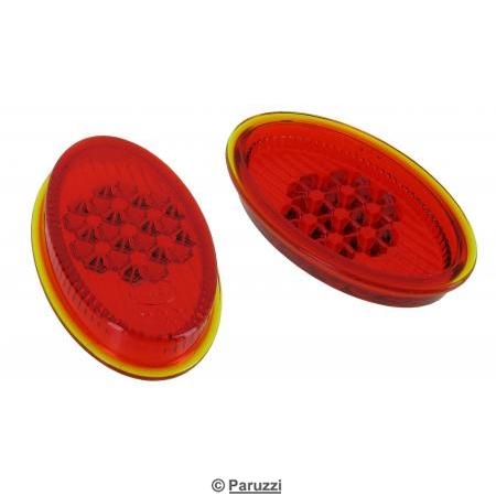 Taillight lens red (per pair)