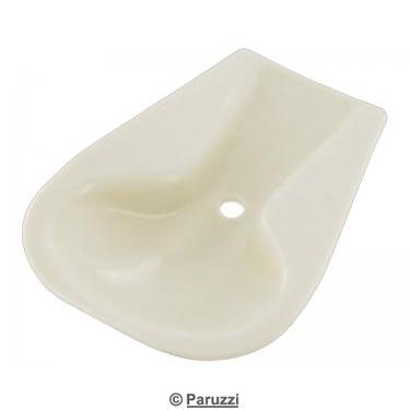 Sliding roof crank handle finger plate cloud white