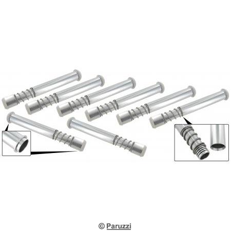 Spring adjustable pushrod tubes (8 pieces)