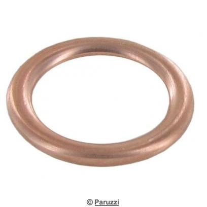 Oil drain plug and oil pump pipe gasket ring (each)