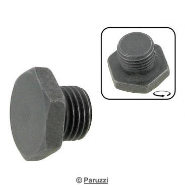 Stock oil drain plug