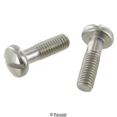Headlight unit mounting bolts stainless steel (per pair)