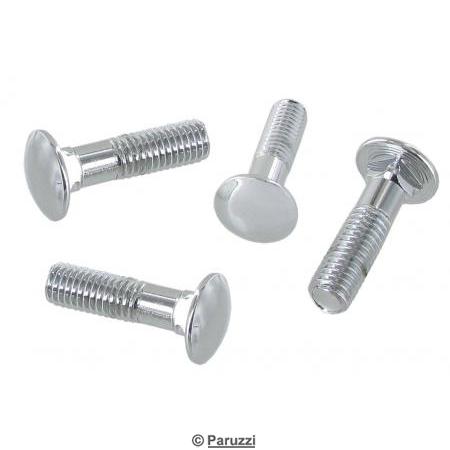Chromed bumper bolts (4 pieces)
