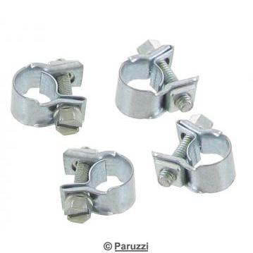 Mini hose clamps (4 pieces)