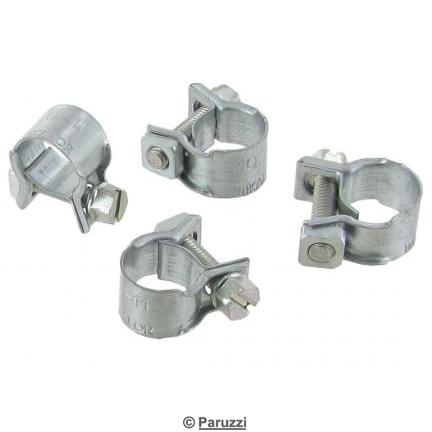 Mini hose clamps (4 pieces)