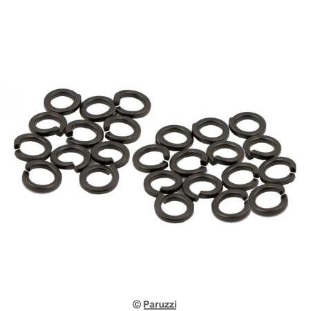 Spring washers plain steel (25 pieces)