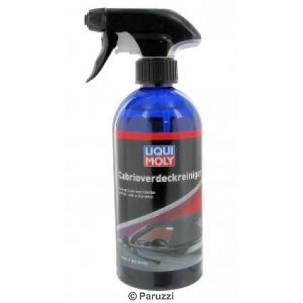 Convertible top cover cleaner