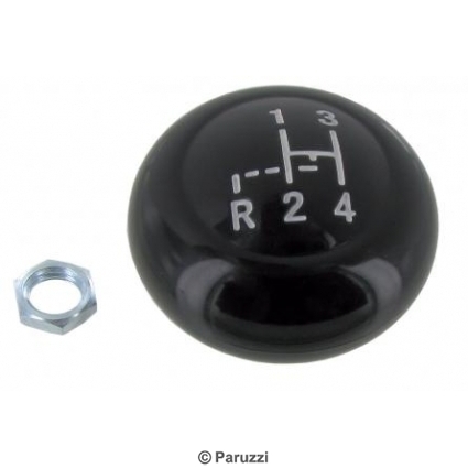 Classic shift knob black with shift pattern