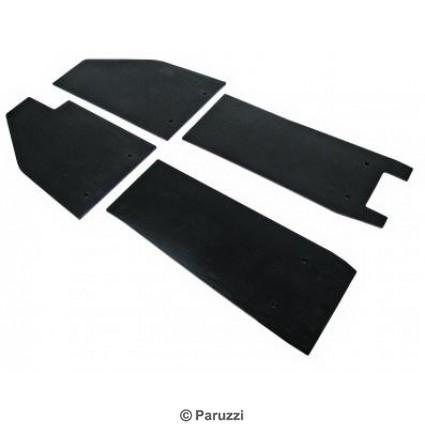 Rubber floor mat set (4-part)