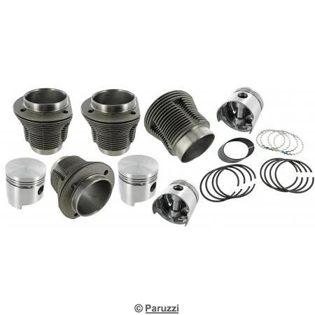 Jeu de cylindres et pistons de la marque Mahle 1585cc (1600) avec pistons en fonte
