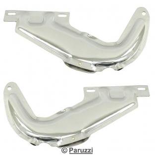 Hood hinges chrome (per pair)