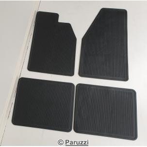 Rubber floor mats set (4-part)