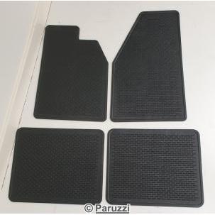 Rubber floor mats set (4-part)
