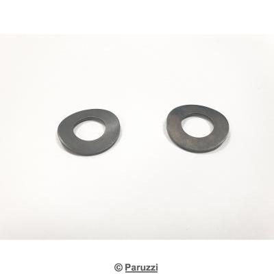 Curved spring steel washers M10 (per pair)