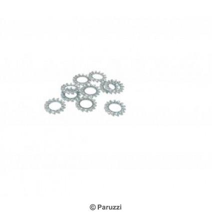 External serrated lock washers M3 (10 pieces)