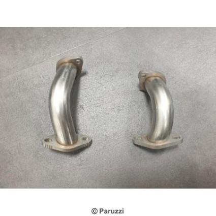 Stainless steel exhaust flange without hotspot (per pair)