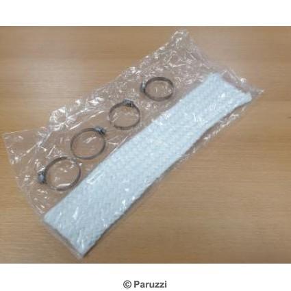 Insulation sleeve for stainless steel exhaust pipes Vintagespeed (per pair)