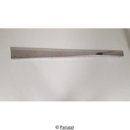 Smooth polished stainless steel running boards (per pair).