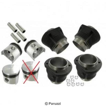 Big bore cylinder and piston kit 1641cc slip-in (casted pistons).
