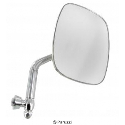 Stainless steel exterior mirror right