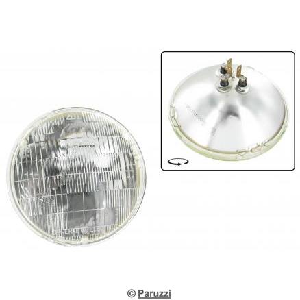 Ajovaloumpio (sealed beam eli polttimo ei vaihdettavissa), 6V (kpl)