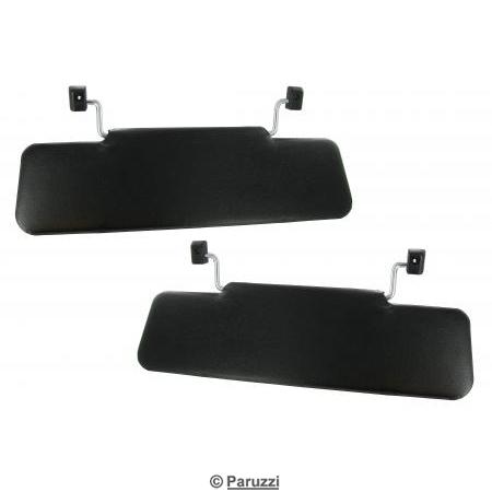 Sun visors black (per pair)