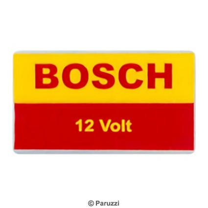 Autocollant de bobine Bosch 12V bobine bleue