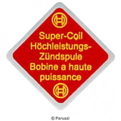 Coil sticker Bosch Super-Coil (Blue coil)