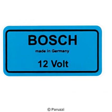Coil sticker Bosch 12V
