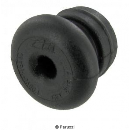 Brake fluid plastic feed pipe grommet for vehicles with a single brake circuit A-quality