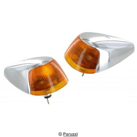 Clignotants couleur orange, la paire, qualit A
