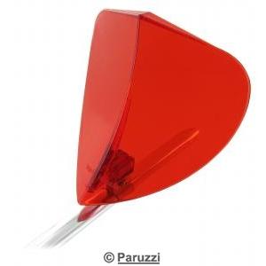Dflecteur de vent (Wirbulator), rouge transparent