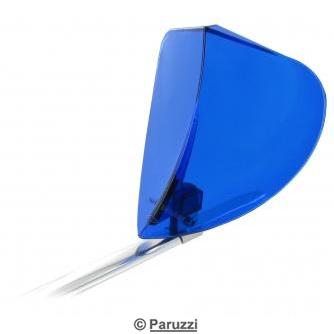 Dflecteur de vent (Wirbulator), bleu transparent