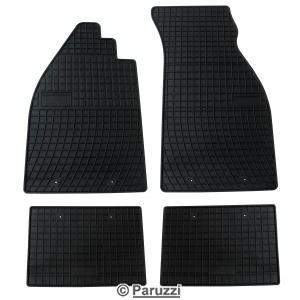 Rubber floor mats (4-part)