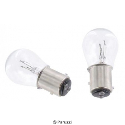 Lmpada combinada de farolim com luz de travo ou indicador de mudana de direo com luz lateral 6V (por par) 