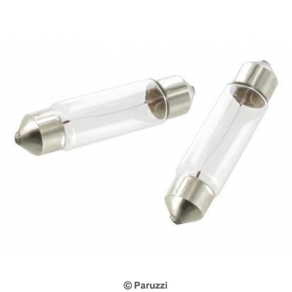 Ampoules d'clairage intrieur et de plaque d'immatriculation 12 V, la paire