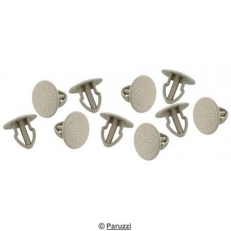 Trim panel clips light beige (10 pieces)